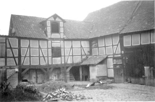 Der abgerissene Hof Oppermann in der Wicherstraße.
